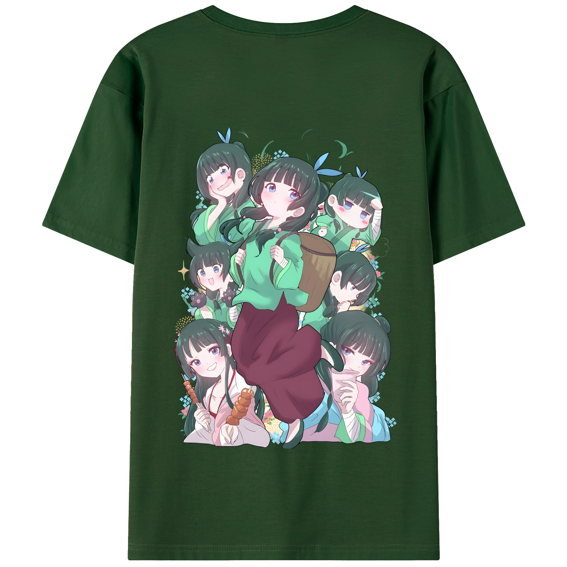 （画像用） 薬屋のひとりごと The Apothecary Diaries 綿100％半袖Tシャツ（背面プリント）
